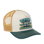 Бейсболка STETSON арт. 7761164K TRUCKER CAP KEEP ON TRUCKING (зеленый / бежевый)