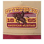 Бейсболка STETSON арт. 7741104K TRUCKER CAP RODEO (бежевый / красный)