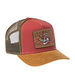 Бейсболка STETSON арт. 7741106K TRUCKER CAP SKULL (кирпичный / горчичный)
