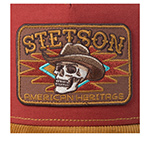 Бейсболка STETSON арт. 7741106K TRUCKER CAP SKULL (кирпичный / горчичный)
