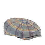 Кепка STETSON арт. 6843205 HATTERAS LINEN CHECK (синий / серый / желтый)