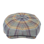 Кепка STETSON арт. 6843205 HATTERAS LINEN CHECK (синий / серый / желтый)