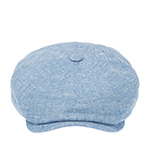 Кепка STETSON арт. 6872101 HATTERAS SILK/LINEN/VIRGIN WOOL (голубой)