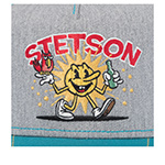 Бейсболка STETSON арт. 7761183K TRUCKER CAP FUN (серый / бирюзовый)