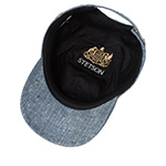 Бейсболка STETSON арт. 7712503 BASEBALL CAP SILK/LINEN HERRINGBONE (светло-синий)