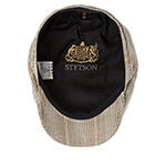 Кепка STETSON арт. 6383708 DRIVER CAP COTTON/SILK/LINEN STRIPE (кремовый / коричневый)
