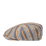 Кепка STETSON арт. 6843714 HATTERAS LINEN STRIPE (синий / бежевый / коричневый)
