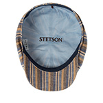 Кепка STETSON арт. 6843714 HATTERAS LINEN STRIPE (синий / бежевый / коричневый)