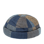Шапка STETSON арт. 8823906 DOCKER PATCHWORK (синий / бежевый)