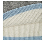 Шапка STETSON арт. 8699213 BEANIE CASHMERE REVERSIBLE (светло-серый / голубой)