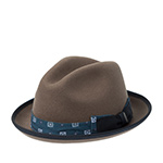 Шляпа STETSON арт. 1348105 PLAYER WOOLFELT (коричневый / серый)