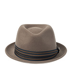 Шляпа STETSON арт. 1398126 PLAYER WOOLFELT (коричневый / серый)
