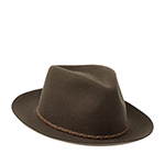 Шляпа STETSON арт. 2118108 FEDORA WOOLFELT (болотный)
