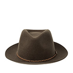 Шляпа STETSON арт. 2118108 FEDORA WOOLFELT (болотный)