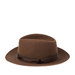 Шляпа STETSON арт. 2118222 FEDORA FURFELT BEAVERBLEND (коричневый)