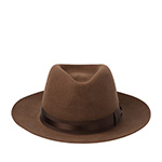 Шляпа STETSON арт. 2118222 FEDORA FURFELT BEAVERBLEND (коричневый)