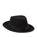 Шляпа STETSON арт. 2198211 FEDORA FURFELT (черный)