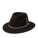 Шляпа STETSON арт. 2598142 TRAVELLER WOOLFELT (черный)