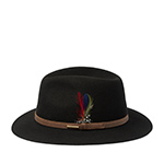 Шляпа STETSON арт. 2598142 TRAVELLER WOOLFELT (черный)