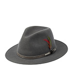 Шляпа STETSON арт. 2598149 TRAVELLER WOOLFELT (серый)