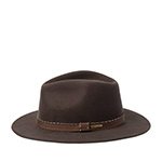 Шляпа STETSON арт. 2598150 TRAVELLER WOOLFELT (темно-коричневый)