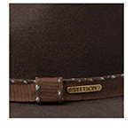Шляпа STETSON арт. 2598150 TRAVELLER WOOLFELT (темно-коричневый)