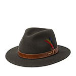 Шляпа STETSON арт. 2598154 TRAVELLER WOOLFELT (темно-серый)