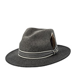 Шляпа STETSON арт. 2598158 TRAVELLER WOOLFELT MIX (серый)