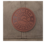Бейсболка STETSON арт. 7721179 BASEBALL CAP LEATHER PATCH (оливковый)