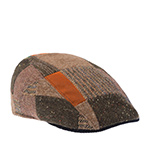 Кепка STETSON арт. 6170903 IVY CAP PATCHWORK (коричневый / оранжевый / синий)