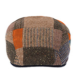 Кепка STETSON арт. 6170903 IVY CAP PATCHWORK (коричневый / оранжевый / синий)