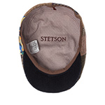 Кепка STETSON арт. 6170903 IVY CAP PATCHWORK (коричневый / оранжевый / синий)