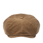 Кепка STETSON арт. 6811103 8-PANEL CAP CORDUROY GARAGE THEME (темно-бежевый)