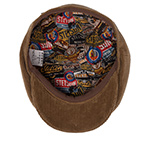 Кепка STETSON арт. 6811103 8-PANEL CAP CORDUROY GARAGE THEME (темно-бежевый)