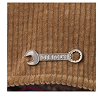 Кепка STETSON арт. 6811103 8-PANEL CAP CORDUROY GARAGE THEME (темно-бежевый)