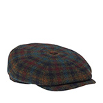 Кепка STETSON арт. 6870205 HATTERAS WOOL (оливковый / синий / красный)