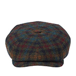 Кепка STETSON арт. 6870205 HATTERAS WOOL (оливковый / синий / красный)