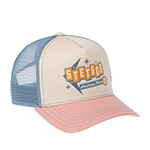 Бейсболка STETSON арт. 7741157 TRUCKER CAP AMERICAN DINER (кремовый / розовый)