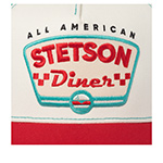 Бейсболка STETSON арт. 7741158 TRUCKER CAP STETSON DINER (кремовый / красный)