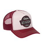 Бейсболка STETSON арт. 7741159 TRUCKER CAP ALL AMERICAN DINER (светло-розовый/бордовый)