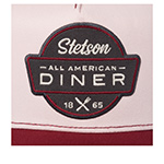 Бейсболка STETSON арт. 7741159 TRUCKER CAP ALL AMERICAN DINER (светло-розовый/бордовый)