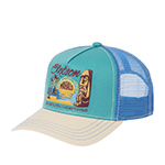 Бейсболка STETSON арт. 7741165 TRUCKER CAP MAHALO (голубой / кремовый)