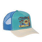 Бейсболка STETSON арт. 7741165 TRUCKER CAP MAHALO (голубой / кремовый)