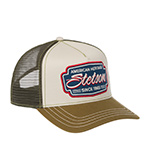 Бейсболка STETSON арт. 7741170 TRUCKER CAP CLASSIC RACE (бежевый / оливковый)