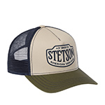 Бейсболка STETSON арт. 7741174 TRUCKER CAP WESTERN PATCH (темно-бежевый/оливковый)