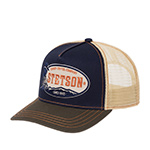 Бейсболка STETSON арт. 7741178 TRUCKER CAP COWBOY COFFEE (темно-синий / оливковый)