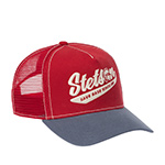 Бейсболка STETSON арт. 7741181 TRUCKER CAP BASEBALL MATCH (красный / синий)
