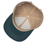 Бейсболка STETSON арт. 7771116 BASEBALL CAP RETRO (бежевый / темно-зеленый)