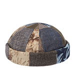 Шапка STETSON арт. 8823907 DOCKER PATCHWORK BARISTA (коричневый / синий)