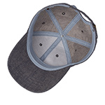 Бейсболка STETSON арт. 7713105 BASEBALL LINEN (серый / синий)